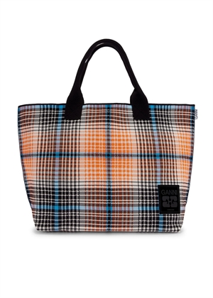 Knit easy shopper medium Mandarin Orange C2080045 Ganni 